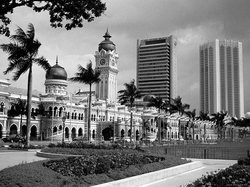 Historic and modern architecture in Kuala Lumpur