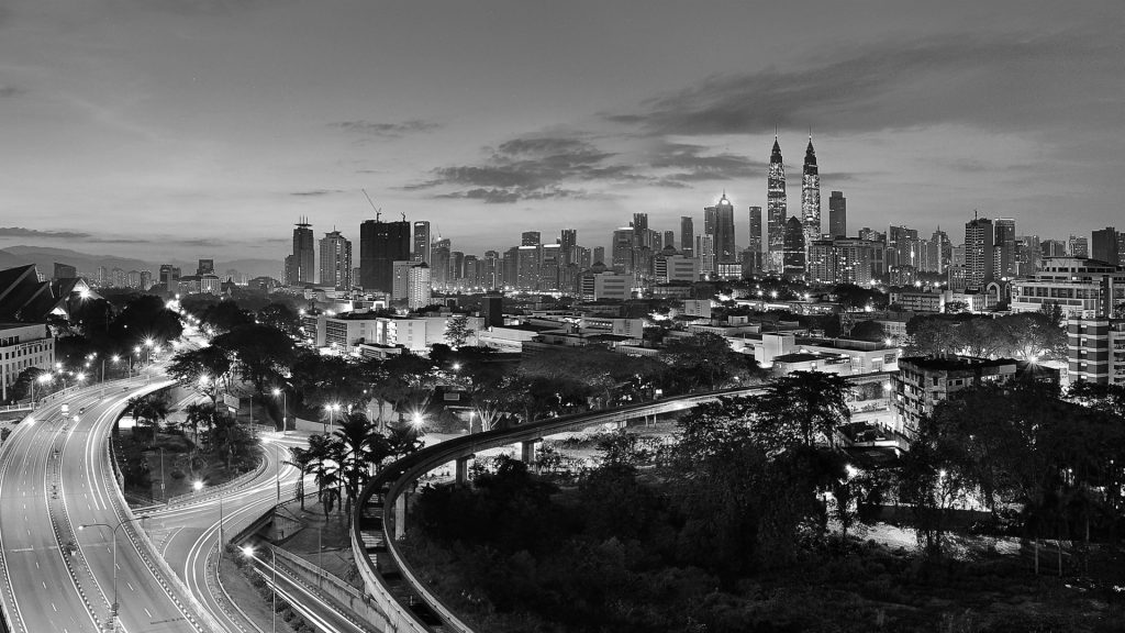 Kuala Lumpur commercial skyline